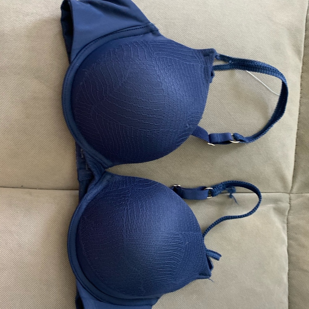 royal blue push up bra